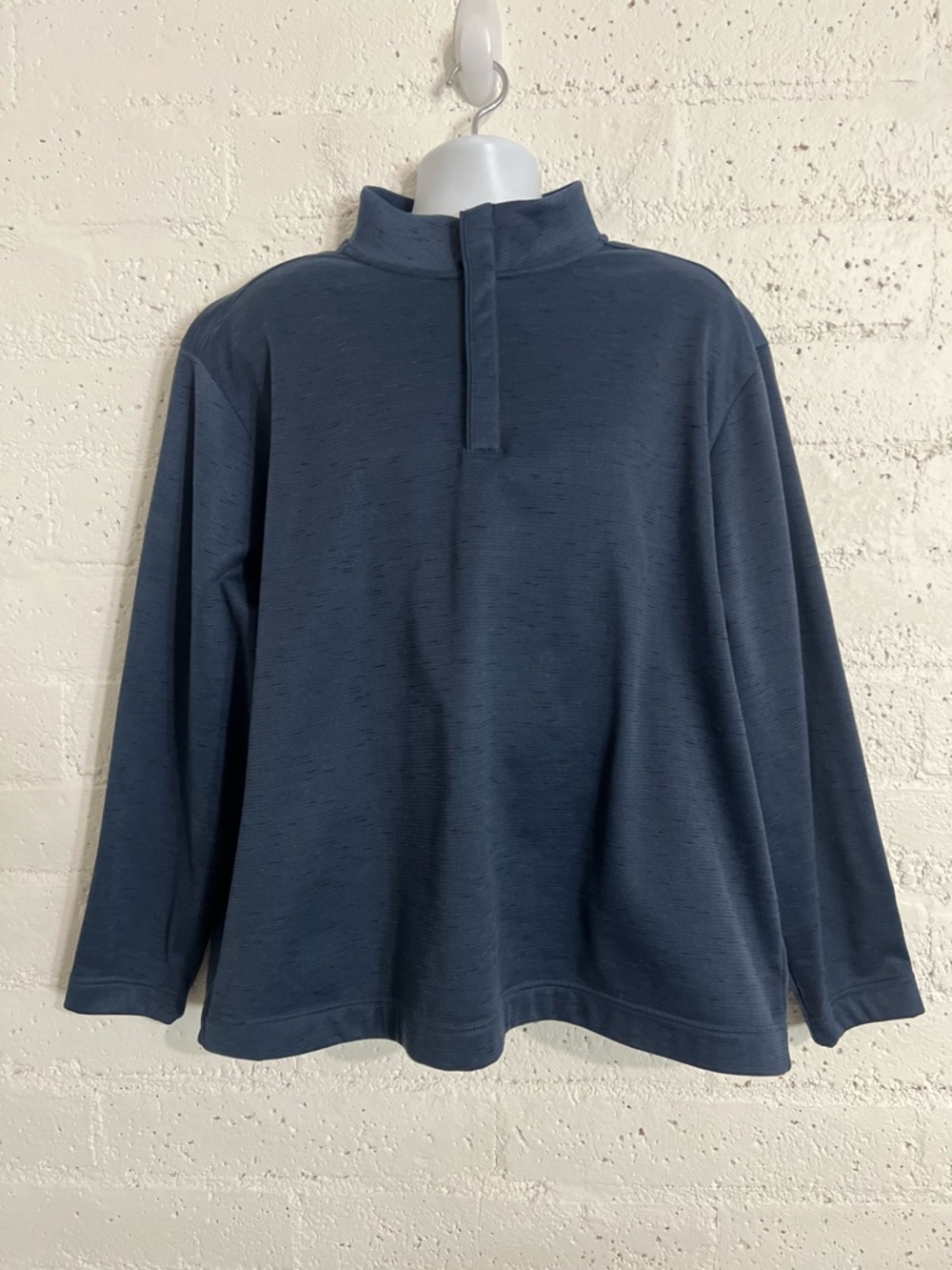 Walter Hagen Jacket XXL Blue 1/4 Zip Pullover Golf Long Sleeve Fleece Lined BW16